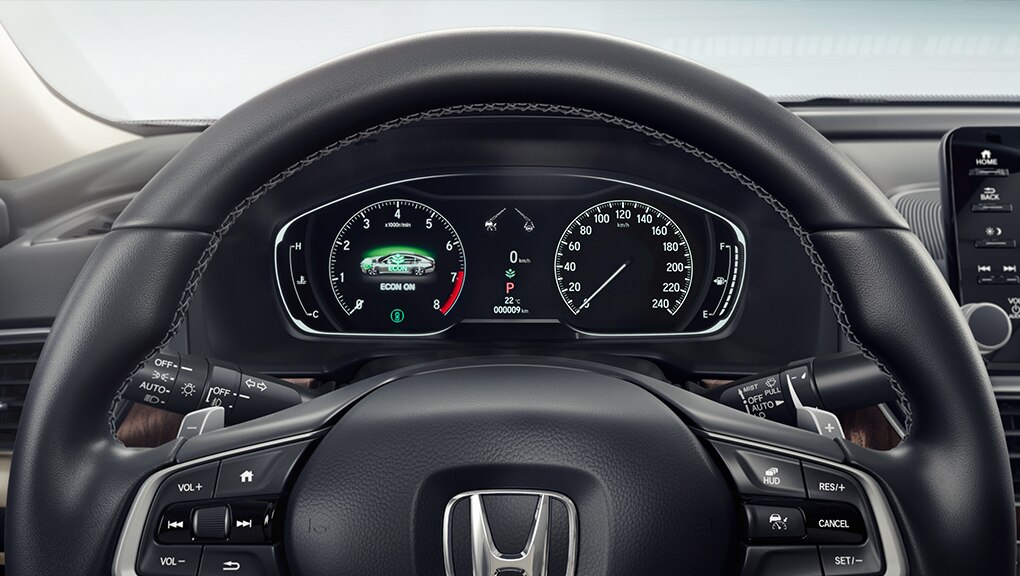 Image de la colonne de direction de la Honda Accord berline 2020.
