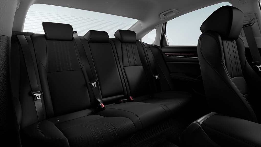 Image des sièges arrière de la Honda Accord hybride 2021.