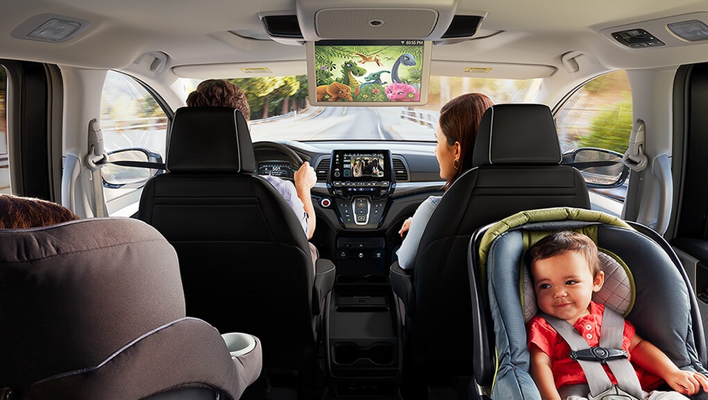 Image of 2019 Honda Odyssey Honda Blu-ray/DVD/Streaming Rear Entertainment system.