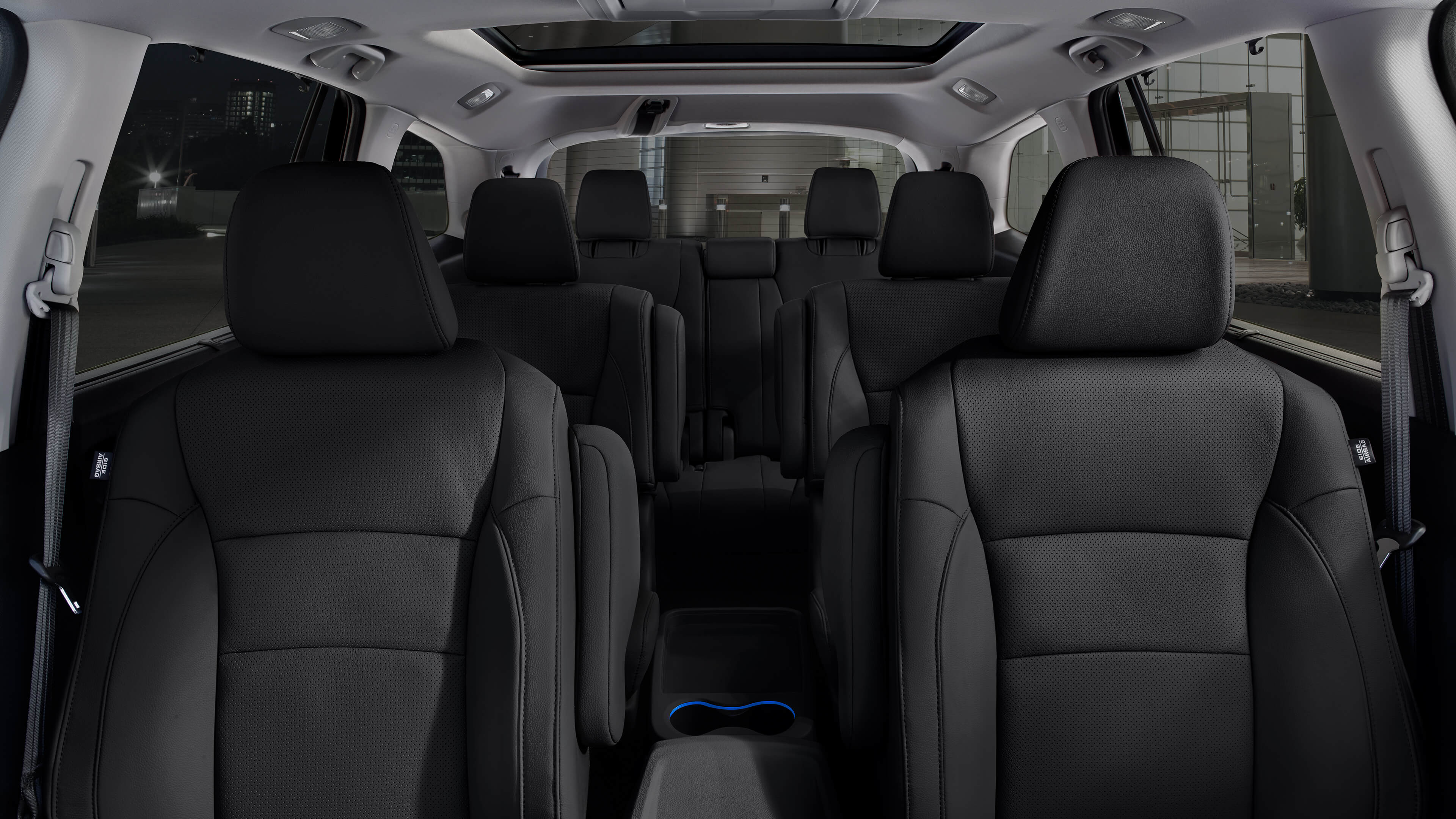 2020 Honda Pilot’s 3 rows of seating