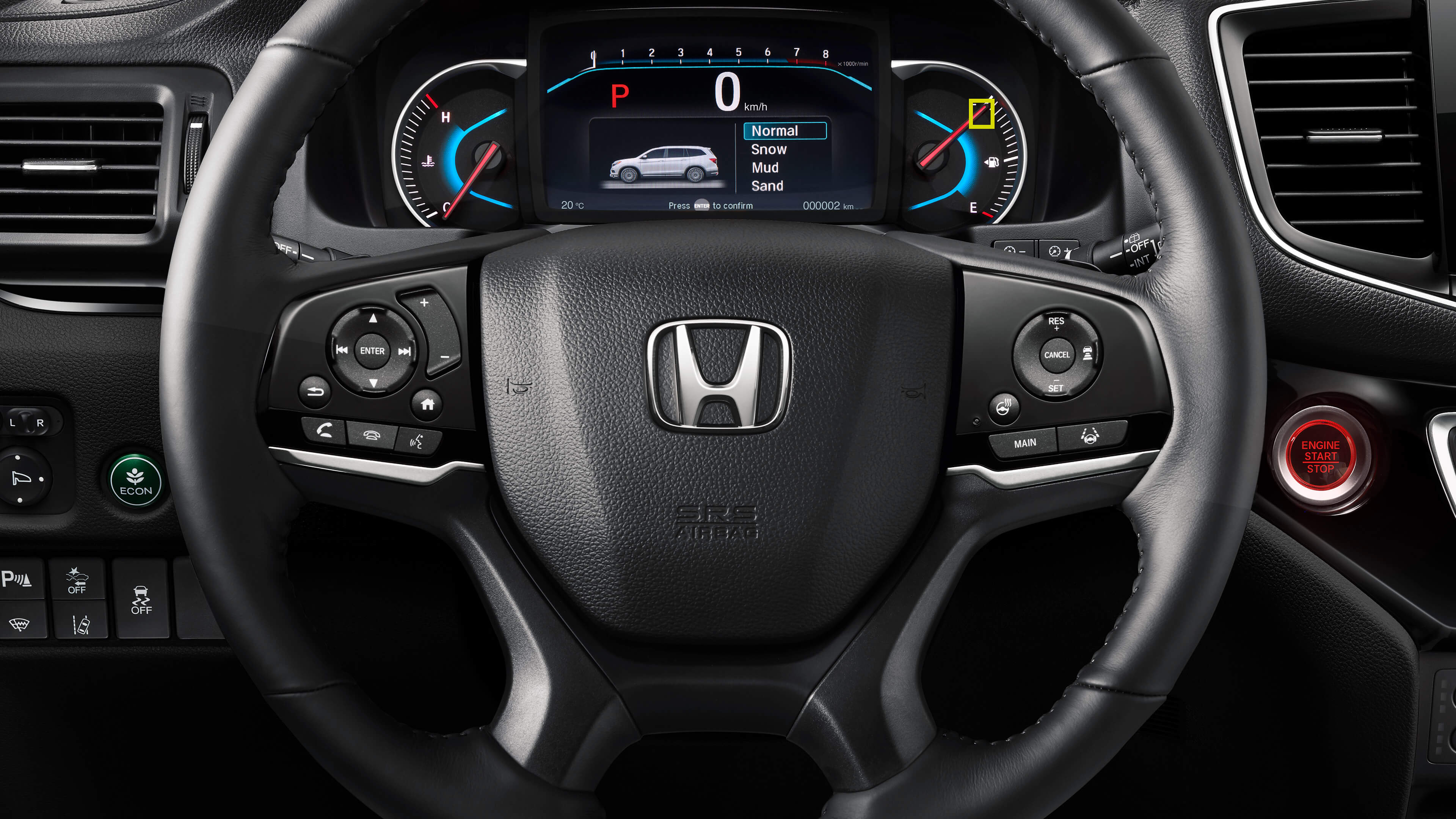 2020 Honda Pilot interior display
