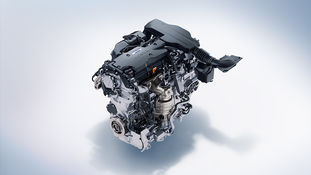 Image du moteur de 2,0 L de la Honda Accord hybride 2020.