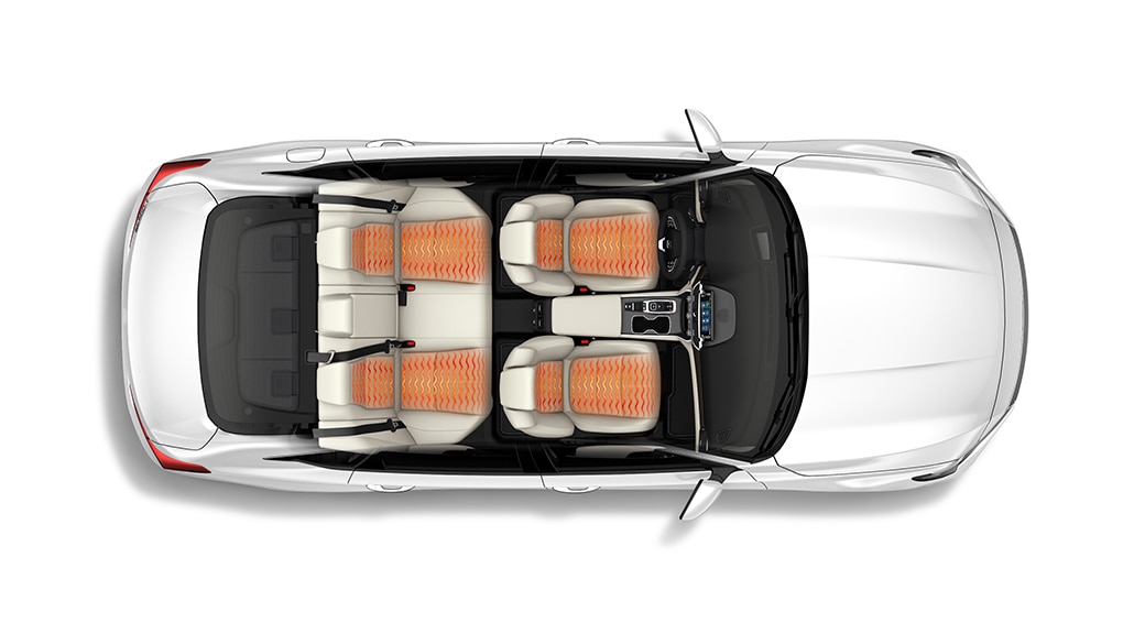 Image of 2021 Honda Accord Sedan heated seat controls.