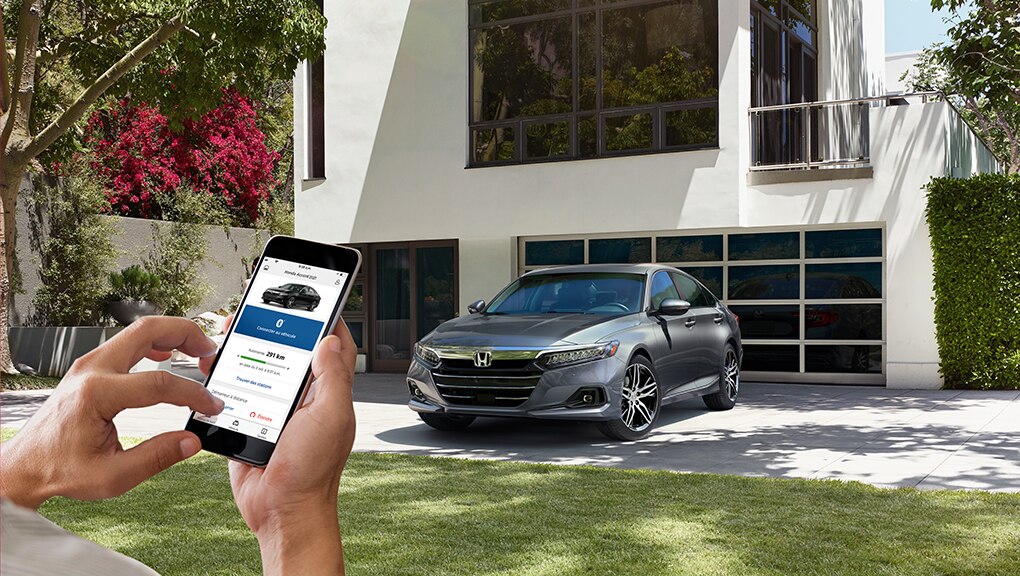 Démonstration de l’application HondaLink 2021.