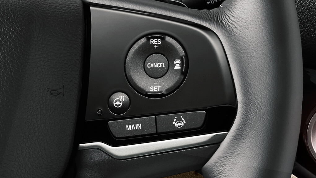 2021 Honda Pilot interior heated leather steering wheel