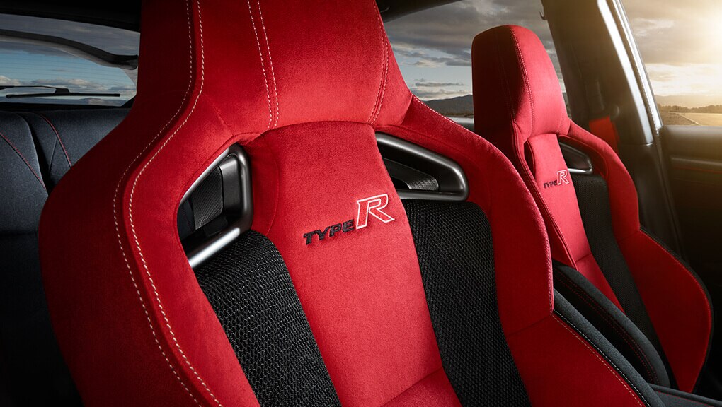 Image of 2018 Civic Type R red sport seats