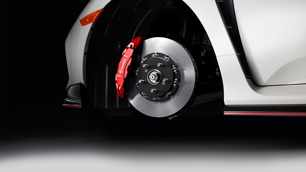 Image des étriers Brembo de la Civic Type R 2017