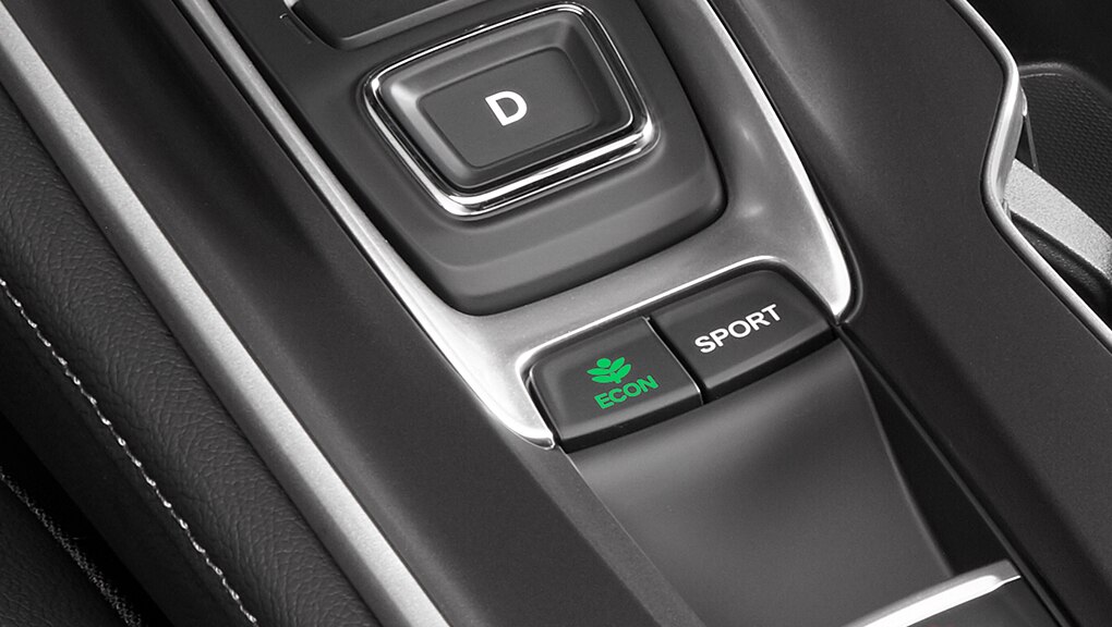 Image du bouton mode Sport de la Honda Accord berline 2021.