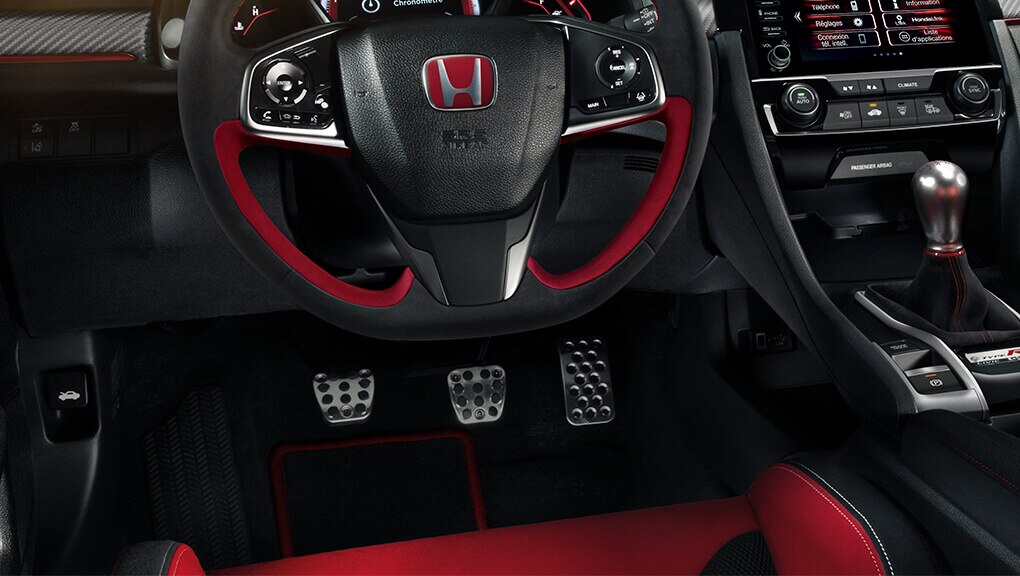 Image des pédales sport-aluminium de la Type R 2018 
