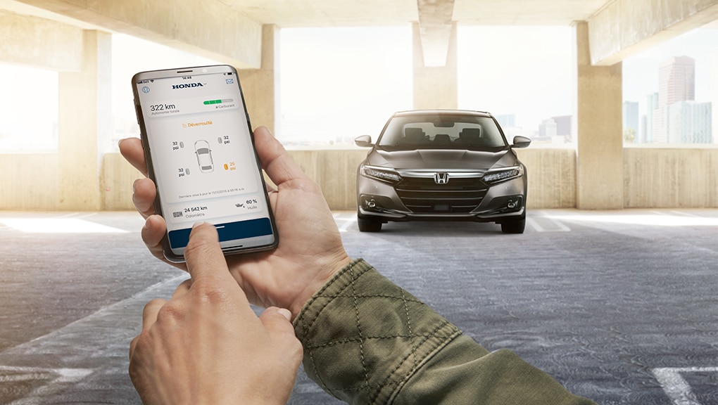 Image du système audio sur affichage de la Honda Accord berline 2021.