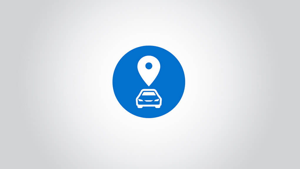 Find my car icon for the HondaLink™ Telematics App on the 2020 Honda Odyssey.