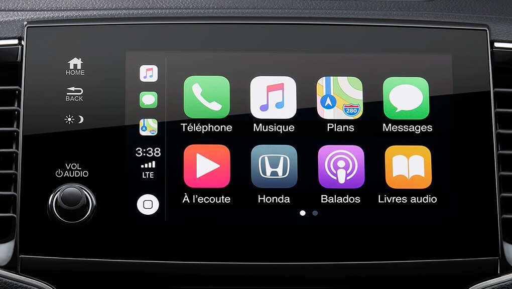 Système Apple CarPlay du Honda Pilot 2021