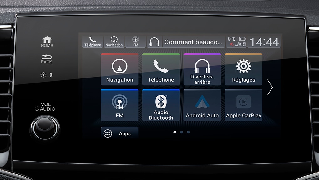Système audio sur affichage de 8 po du Honda Pilot 2021