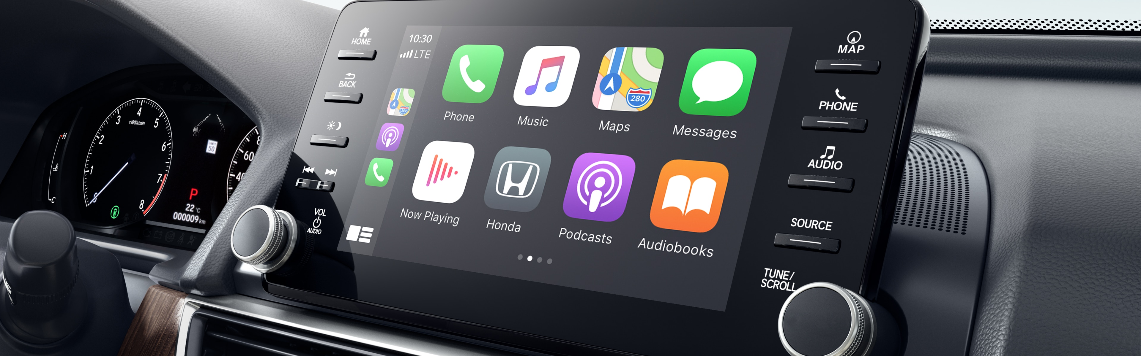Image of 2020 Honda Accord Sedan display audio system.
