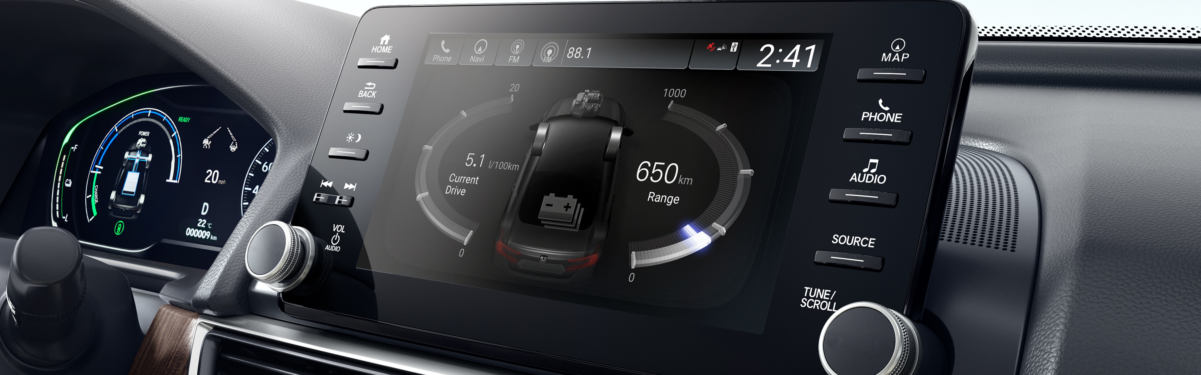 Image of 2018 Accord Hybrid display screen
